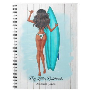 Carnet Surfeuse fille