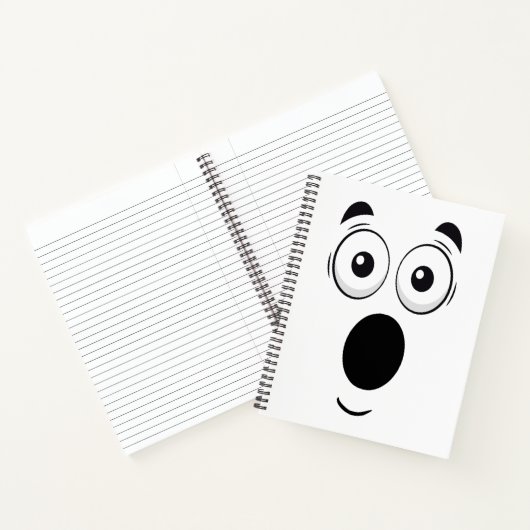 Carnet Surprised Face Notebook (Intérieur)