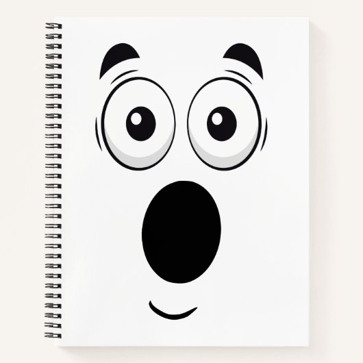 Carnet Surprised Face Notebook (Devant)