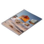 Carnet Surreal Floating Cubes And Reflective Sphere (Côté gauche)