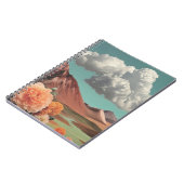 Carnet Surreal Floral Mountainscape With Dramatic Clouds (Côté gauche)
