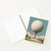 Carnet Surreal Golf Ball Landscape (Intérieur)