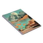 Carnet Surreal Interior with Fish and Moonlit Landscape (Côté Droit)