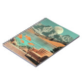 Carnet Surreal Interior with Fish and Moonlit Landscape (Côté gauche)