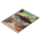 Carnet Surreal Landscape with Road, UFO and Saturn  (Côté gauche)