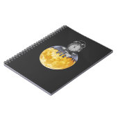 Carnet Surreal Melting Clock Sun Notebook | Abstract Time (Côté gauche)