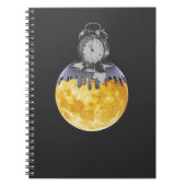 Carnet Surreal Melting Clock Sun Notebook | Abstract Time (Devant)