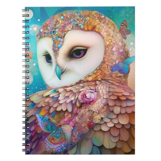 Carnet Surreal Owl Imaginaire Art (Devant)