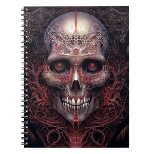 Carnet Surreal Skull Gothique Horror Art
