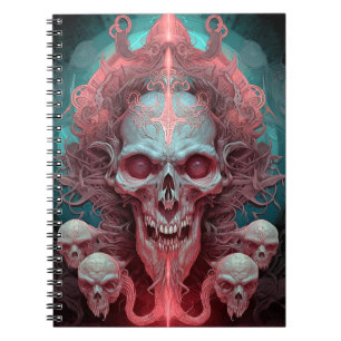 Carnet Surreal Skull Gothique Horror Art
