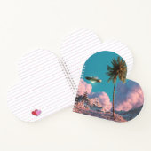 Carnet Surreal UFO and Palm Tree Mountain Scene (Intérieur)
