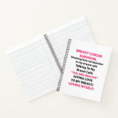 Carnet Survivant du cancer du sein (Intérieur)