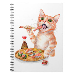Carnet Sushi Cat