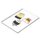 Carnet Sushi Cats Funny Sushi Pun (Côté gauche)