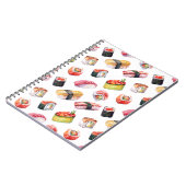 Carnet sushi japonais et nigiri (Côté gauche)