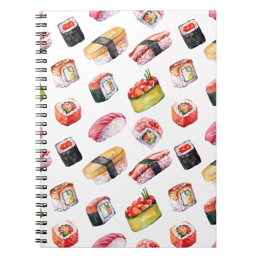 Carnet sushi japonais et nigiri (Devant)