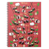 Carnet Sushi Rouge (Devant)