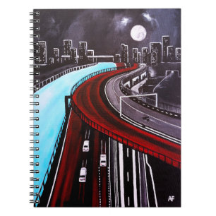 Carnet Suspendu au-dessus du Blue Painting d'Alfred Fox