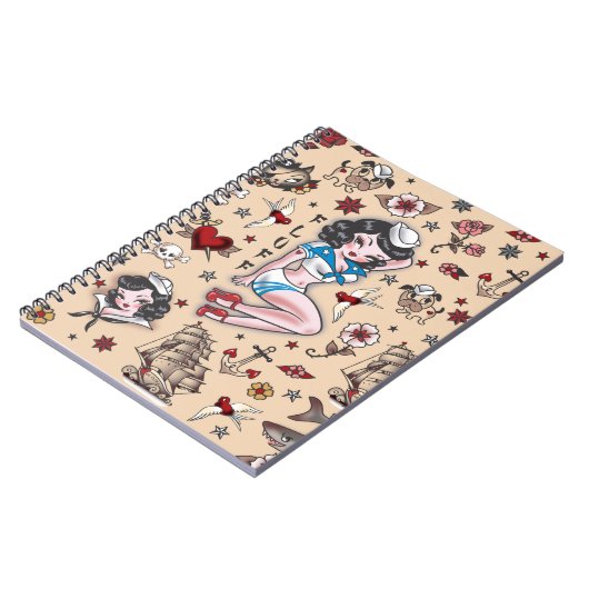 Carnet SuzySailor-Notebook (Côté gauche)