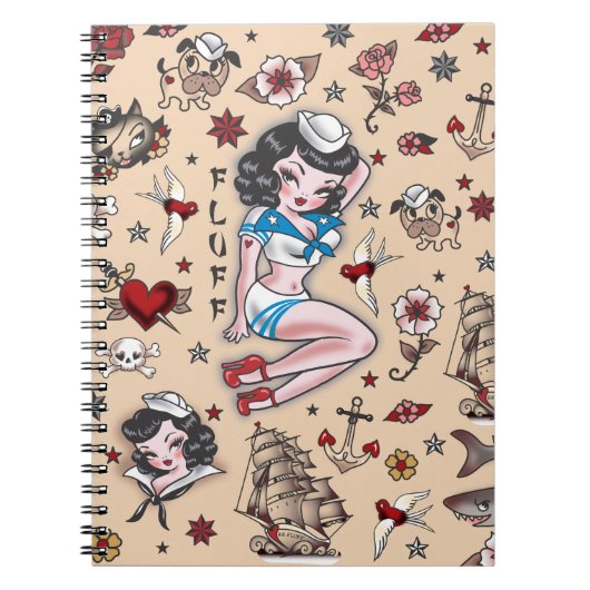 Carnet SuzySailor-Notebook (Devant)