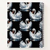 Carnet Swan Birds Design Motif (Dos)