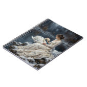 Carnet Swan Maiden Winter Lake Romance Fantasy Art (Côté gauche)