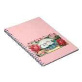 Carnet Swans et art Vintage Rose (Côté Droit)