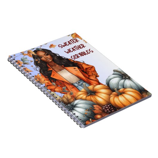 Carnet Sweater Weather Scribbles Notebook (Côté Droit)