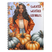Carnet Sweater Weather Scribbles Notebook (Devant)