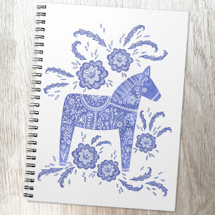 Carnet Swedish Dala Horse