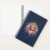 Carnet Sweet 16 Gemini Custom Name Notebook (À l'intérieur)