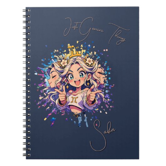 Carnet Sweet 16 Gemini Custom Photo Memory Book (Devant)