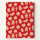 Carnet Sweet Christmas Gingerbread Motif de cookies (Dos)