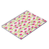 Carnet Sweet Pink Floral Pattern  (Côté gauche)