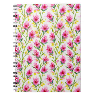 Carnet Sweet Pink Floral Pattern 