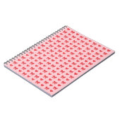Carnet Sweet Pink Hearts & Bows Pattern (Côté gauche)