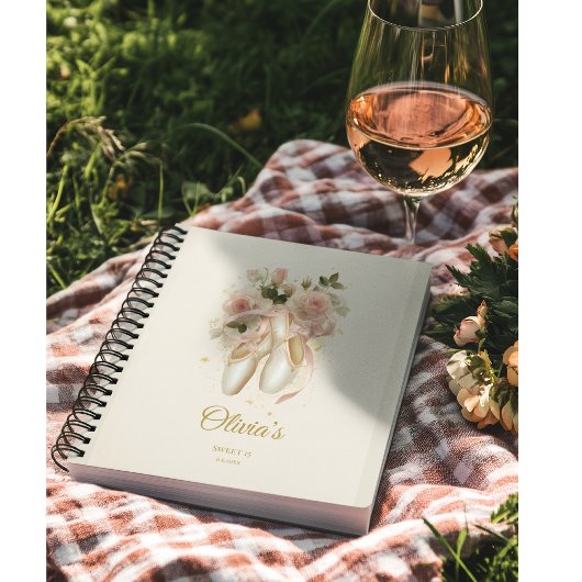 Carnet Sweet Rosé Ballet Soirée, sur mesure