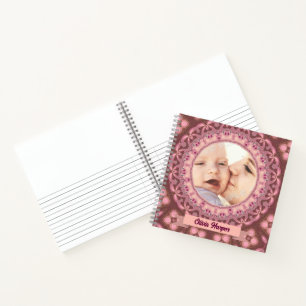 Carnet Sweet Rose Pays Dentelle bébé fille photo