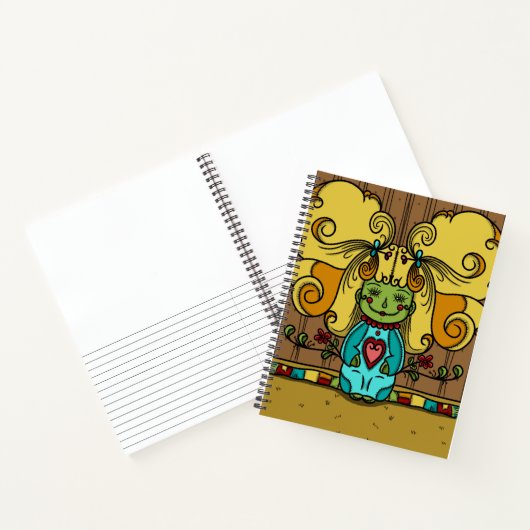 Carnet Swirly Girly Zombie Sketch and Notes (Intérieur)