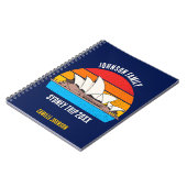 Carnet Sydney Opera House Australie Voyage Custom Blue (Côté gauche)