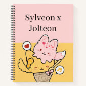 Carnet Sylveon And Jolteon Notebook ⚡︎ (Devant)