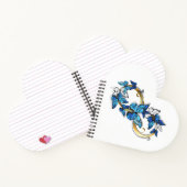 Carnet Symbol Infinity of Blue Morpho Butterflies (Intérieur)