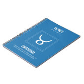 Carnet Symbole astrologique du Taurus (Côté gauche)