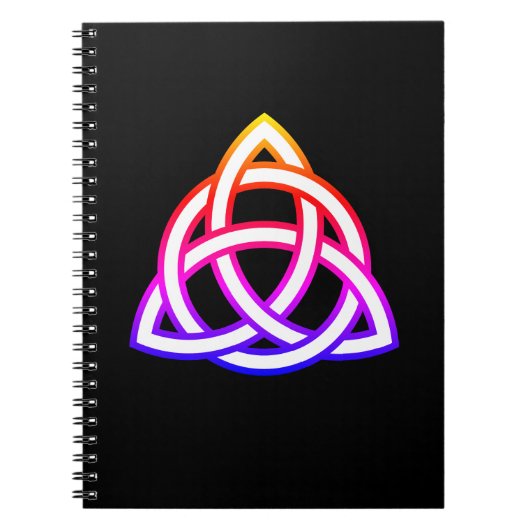 Carnet Symbole Celtic Trinity Knot Triquetra Wicca (Devant)