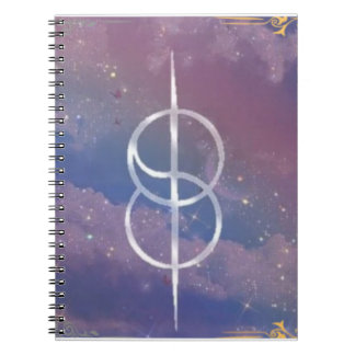Carnet symbole changeant dans les nuages