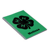 Carnet Symbole : club 4-H (Côté Droit)