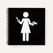 Carnet Symbole coiffeur (Devant)