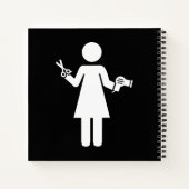 Carnet Symbole coiffeur (Dos)