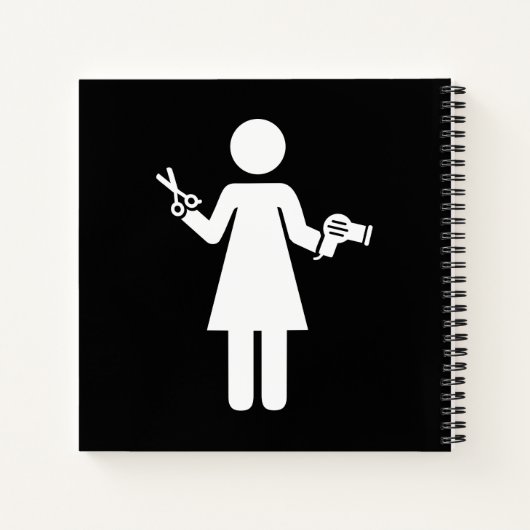 Carnet Symbole coiffeur (Dos)