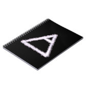 Carnet Symbole d'alchimie de l'élément d'air émietté (Côté gauche)